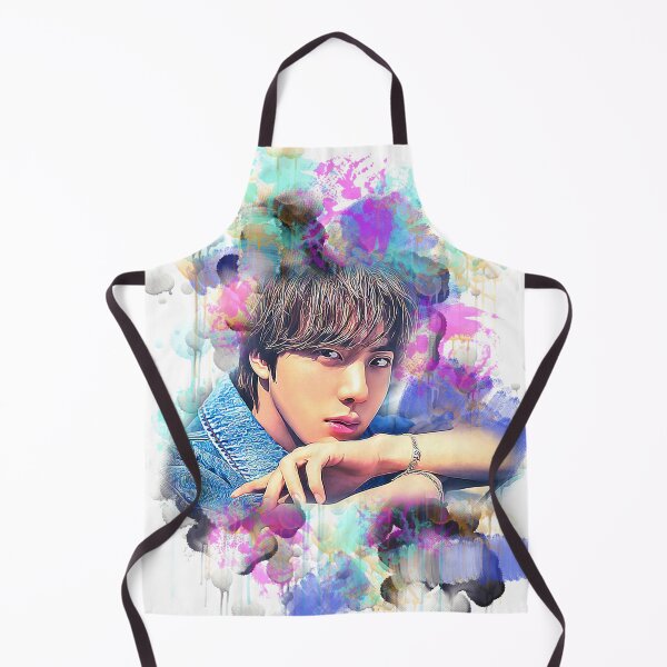 Item preview, BTS Kim Seok Jin colorful art designed and sold by Lajibolalaa.