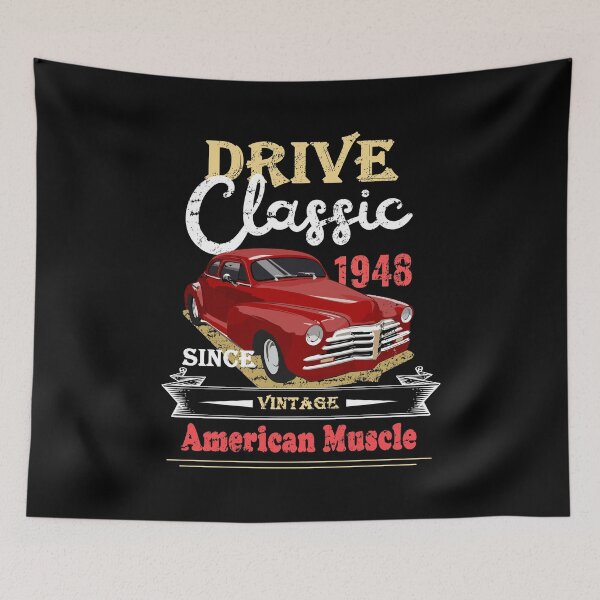 Item preview, Drive Classic Vintage Red American Muscle designed and sold by Chira23.