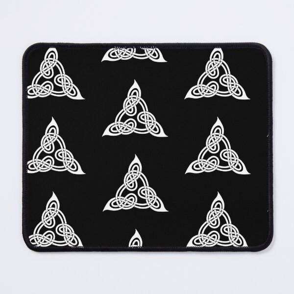 Item preview, white celtic knot forming a triangle designed and sold by t335.