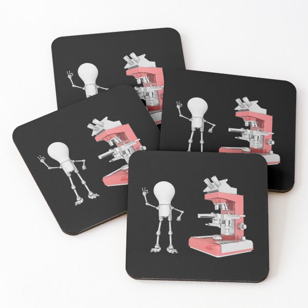 Item preview, Lightbulbs figure with microscope designed and sold by MIRO3D.