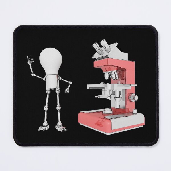 Item preview, Lightbulbs figure with microscope designed and sold by MIRO3D.