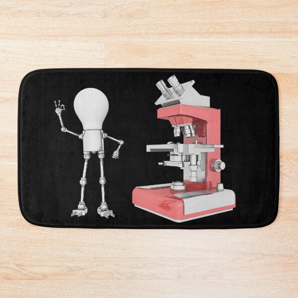 Item preview, Lightbulbs figure with microscope designed and sold by MIRO3D.