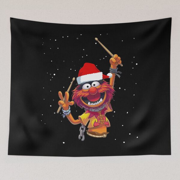 Item preview, Christmas Muppet Animal Drummer  designed and sold by Evie-MaeWard.