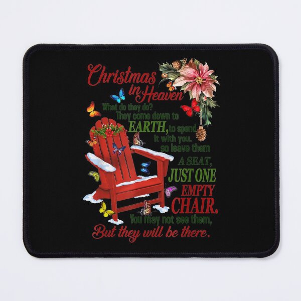 Item preview, Christmas in Heaven' Poem with Rocking Chair and Butterflies designed and sold by bluechic89.