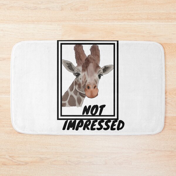 Item preview, Not Impressed Giraffe - African Giraffe - Long Neck Moose  designed and sold by BunnyBizarre.