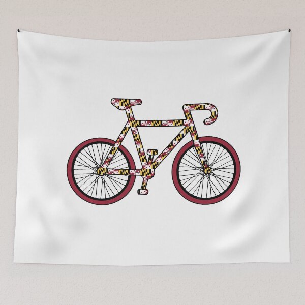 Item preview, Maryland Flag Bicycle designed and sold by dignenphoto.
