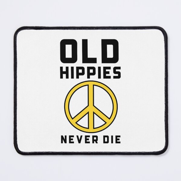 Item preview, Old Hippies Never Die designed and sold by Paokiama.
