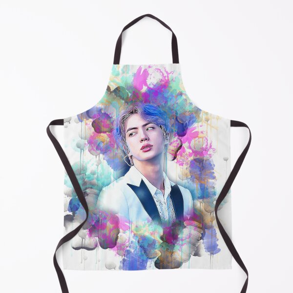 Item preview, BTS Kim Seok Jin colorful art designed and sold by Lajibolalaa.
