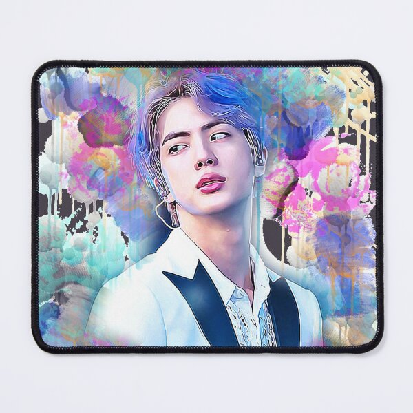 Item preview, BTS Kim Seok Jin colorful art  designed and sold by Lajibolalaa.