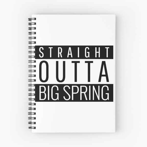 Item preview, Straight Outta Big Spring Texas  designed and sold by Teelogic.