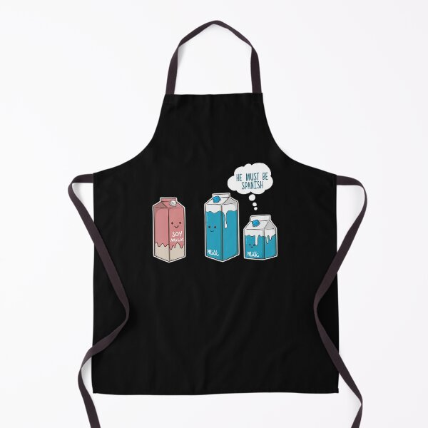 Item preview, Soy Milk He Must Be Spanish Pun Vegan designed and sold by hoangthihoa.