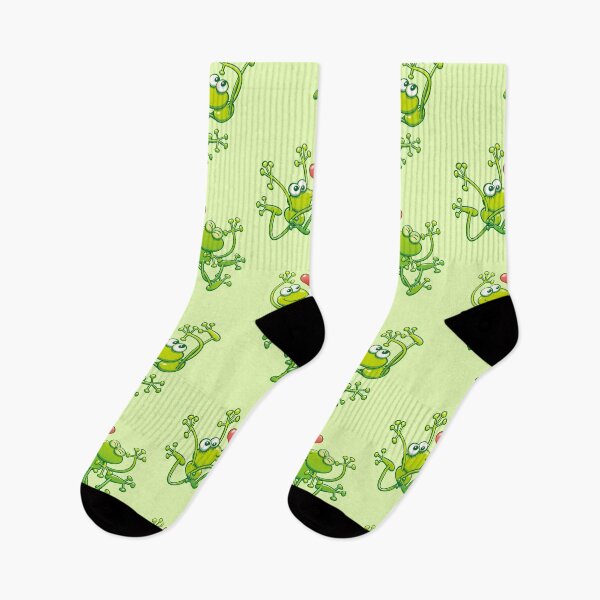 Item preview, Funny green frogs kissing and falling in love pattern design designed and sold by Zoo-co.