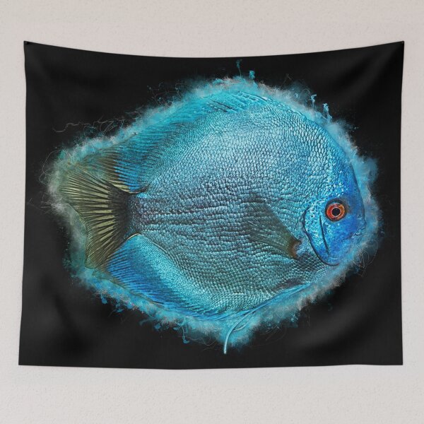 Item preview, Discus Blue Diamond - Symphysodon aequifasciatus designed and sold by AquariumLutter.