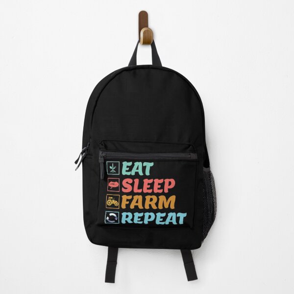 Item preview, Eat Sleep Farm Repeat designed and sold by amishacreates.