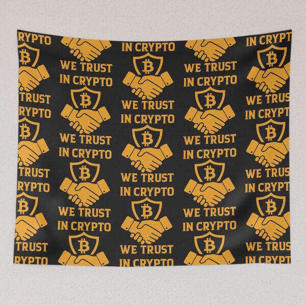 Item preview, In Crypto We Trust  designed and sold by FernLeaf.