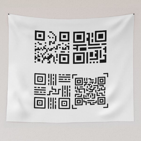 Item preview, 4  rickroll qr code designed and sold by badro07.