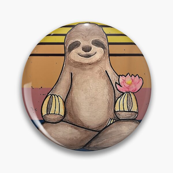 Item preview, Retro Sloth Yoga Eff You See Kay Why Oh You designed and sold by DonetTrent.