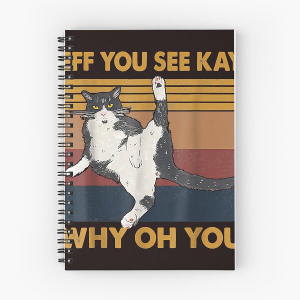 Item preview, Retro Vintage Eff You See Kay Cat Why Oh U designed and sold by DonetTrent.