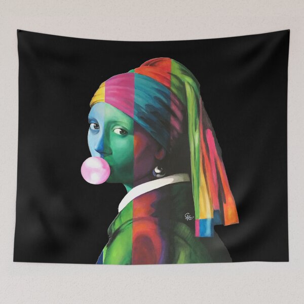 Item preview, Pop Vermeer Bubble Girl designed and sold by Gookeemonster.