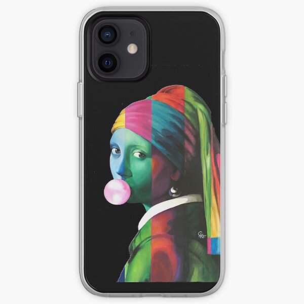 Pop Vermeer Bubble Girl iPhone Soft Case
