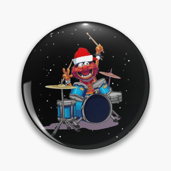 Item preview, Christmas Muppet Animal Drummer designed and sold by Evie-MaeWard.