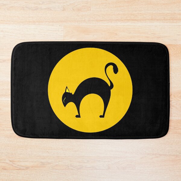 Item preview, Black Kittie and Full Moon designed and sold by PosterpartyCo.