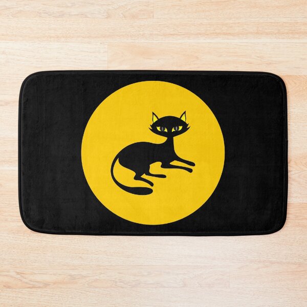 Item preview, Black Kittie and Full Moon designed and sold by PosterpartyCo.