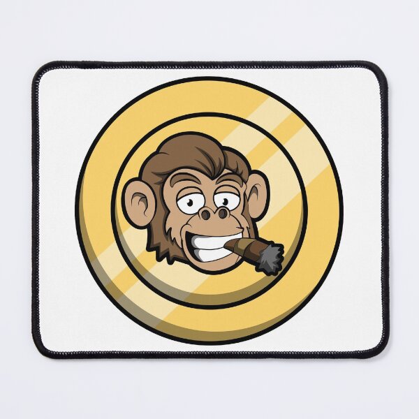 Item preview, Casual chimpanzee on coin designed and sold by Schoneborn.