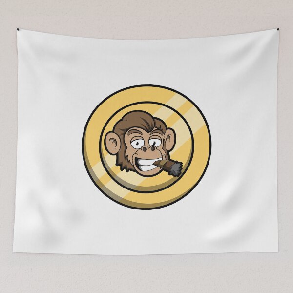 Item preview, Casual chimpanzee on coin designed and sold by Schoneborn.