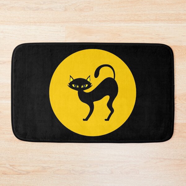 Item preview, Black Kittie and Full Moon designed and sold by PosterpartyCo.