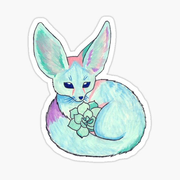 Stickers Sur Le Theme Fennec Fox Redbubble