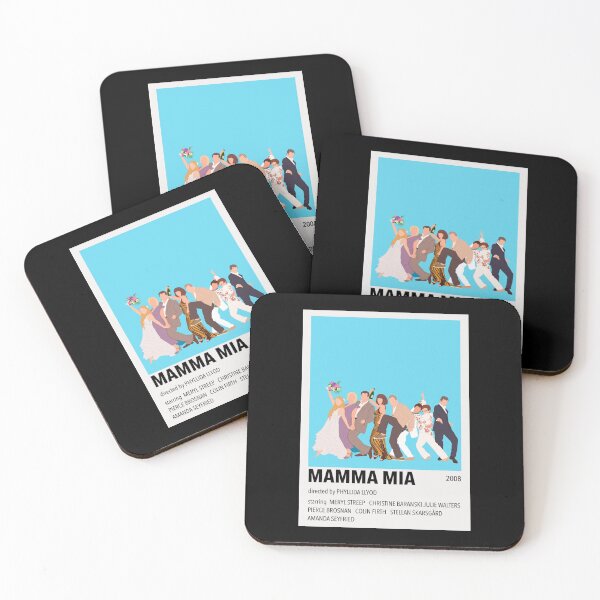 Item preview, Mamma Mia Minimalist Poster Sticker designed and sold by rnhardtc.