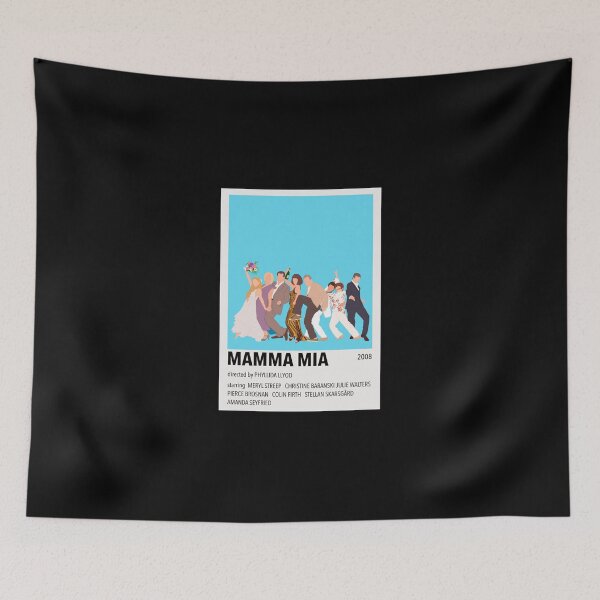 Item preview, Mamma Mia Minimalist Poster Sticker designed and sold by rnhardtc.