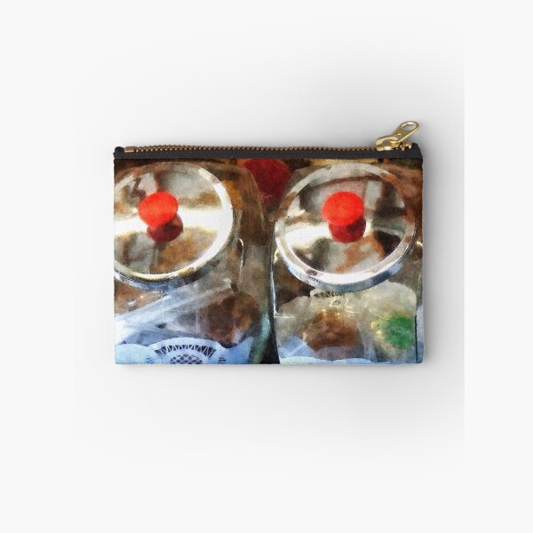 Item preview, Two Glass Cookie Jars designed and sold by Susan Savad.
