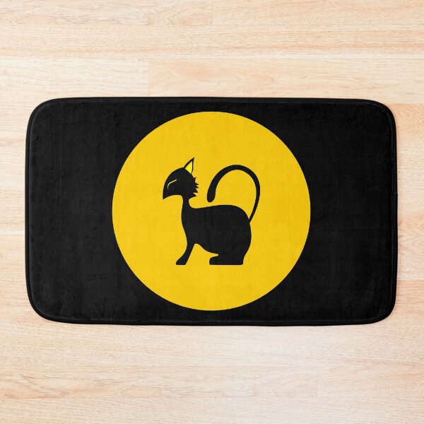 Item preview, Black Kittie and Full Moon designed and sold by PosterpartyCo.