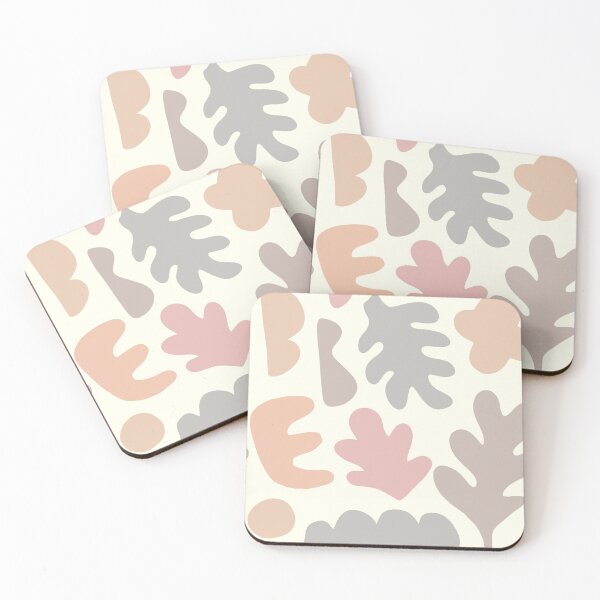 Item preview, Organic Shapes Abstract Pattern In Soft Colors designed and sold by ArunikaPrints.