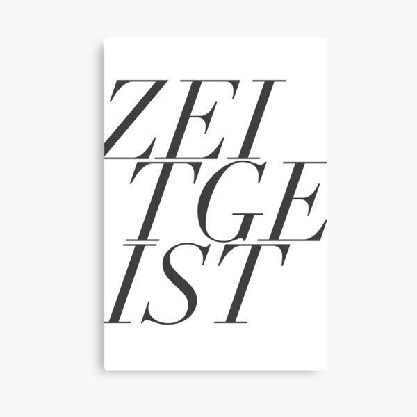 ZEITGEIST I Leinwanddruck