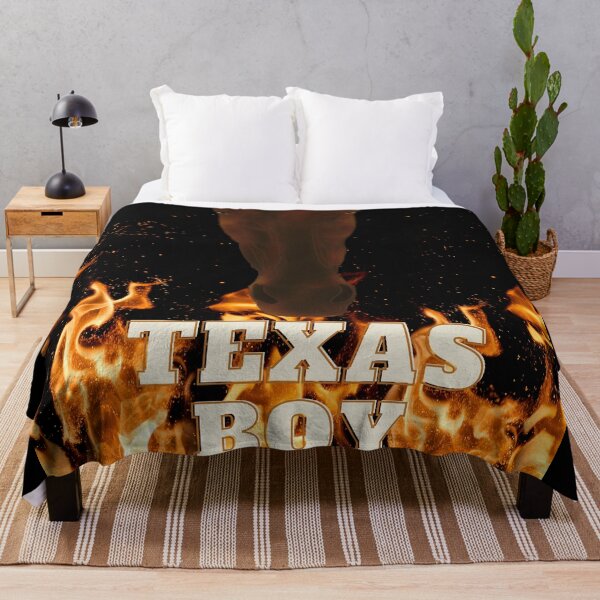 Item preview, Texas Boy - Cowboy - Horse in Fire - Pretty Cool designed and sold by BunnyBizarre.