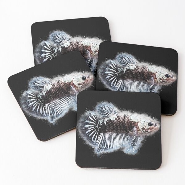 Item preview, Black Samurai fighting fish designed and sold by AquariumLutter.