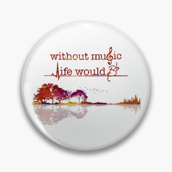 Item preview, Music Lovers - Without Music Life Would Be Flat designed and sold by Uncer59.