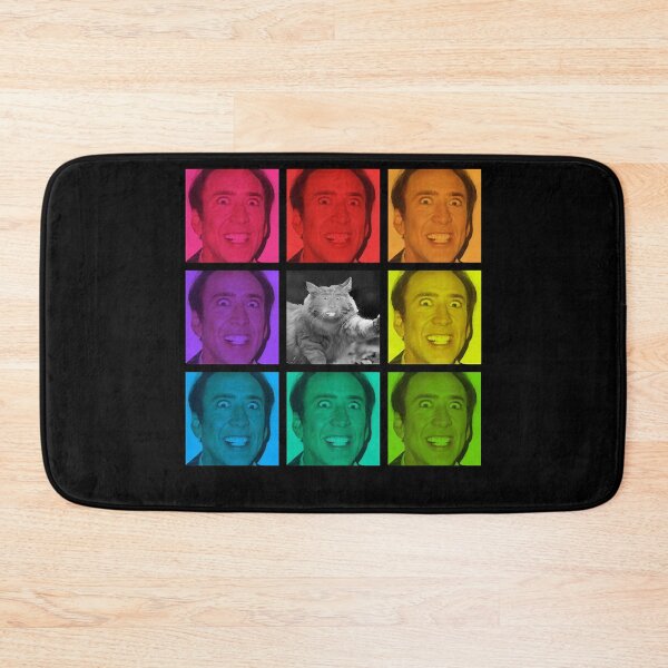 Item preview, Nicolas Cage Stage Name Actor Filmmaker Coppola Received Many Awards Rainbow Feat Nic Cage Cat Cool designed and sold by NicolasCageHine.