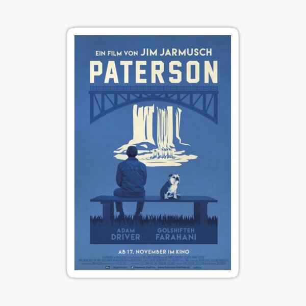 Vista previa del artículo con la obra «Paterson el cartel de la película», diseñado y vendido por FlokiBubble.