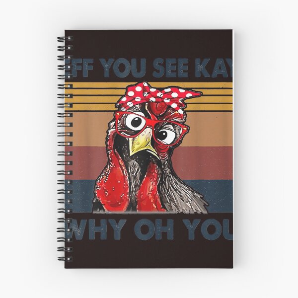Item preview, Retro Vintage Eff You See Kay Why Oh Y.o.u Chicken designed and sold by DonetTrent.