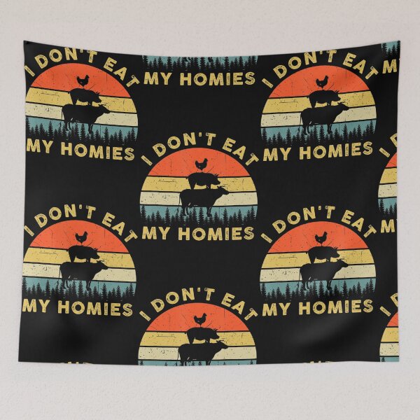 Item preview, Vegan I Dont Eat My Homies Vegetarian Vegan designed and sold by phuongducduc.