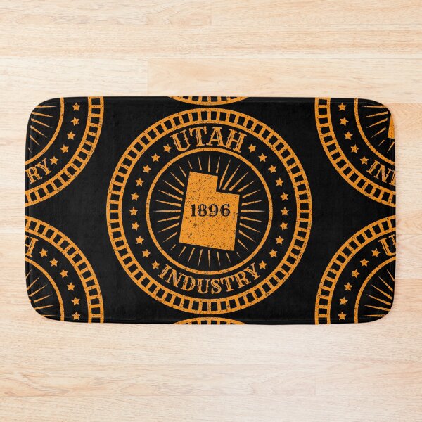Item preview, Utah - UT Map Motto Industry - Badge Beehive State Slogan American designed and sold by Ranggasme.