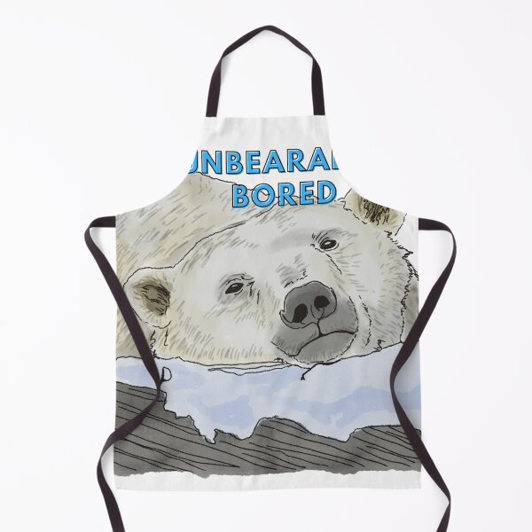 Item preview, Unbearably Bored - Polar Bear - Very Bored designed and sold by BunnyBizarre.