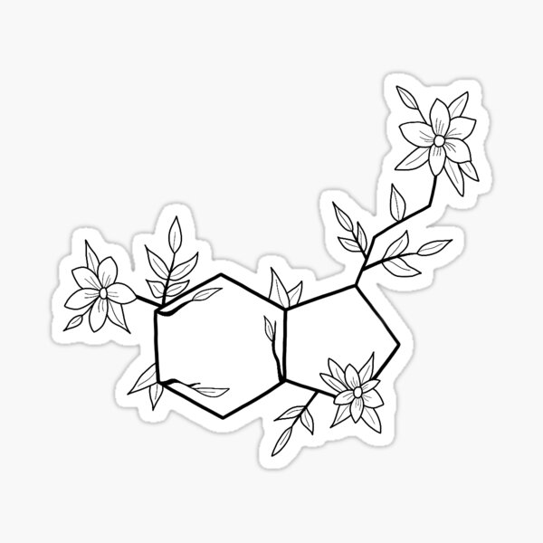Serotonin Sticker