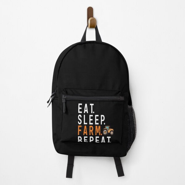 Item preview, eat sleep farm repeat designed and sold by Polla-Shirt.