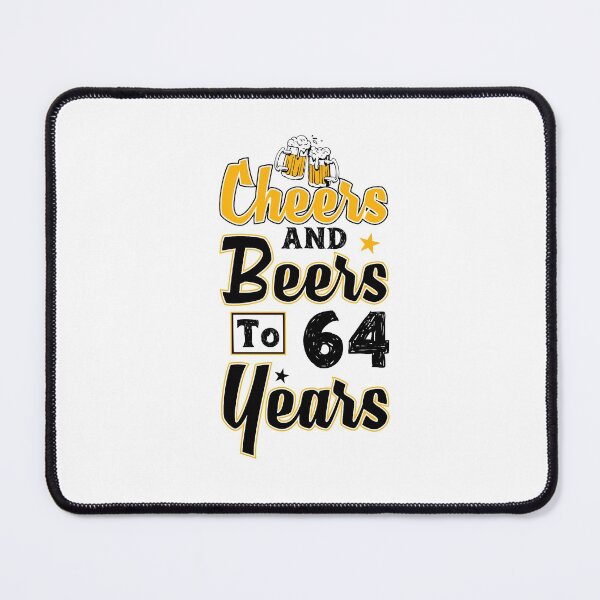 Item preview, Cheers Beers to My 64 Years Funny Gift 64th Birthday designed and sold by Mrabetabdo.