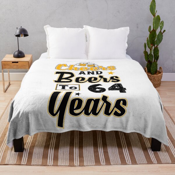 Item preview, Cheers Beers to My 64 Years Funny Gift 64th Birthday designed and sold by Mrabetabdo.